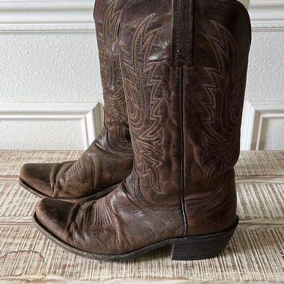 Lucchese Leather Western Boots main image 11